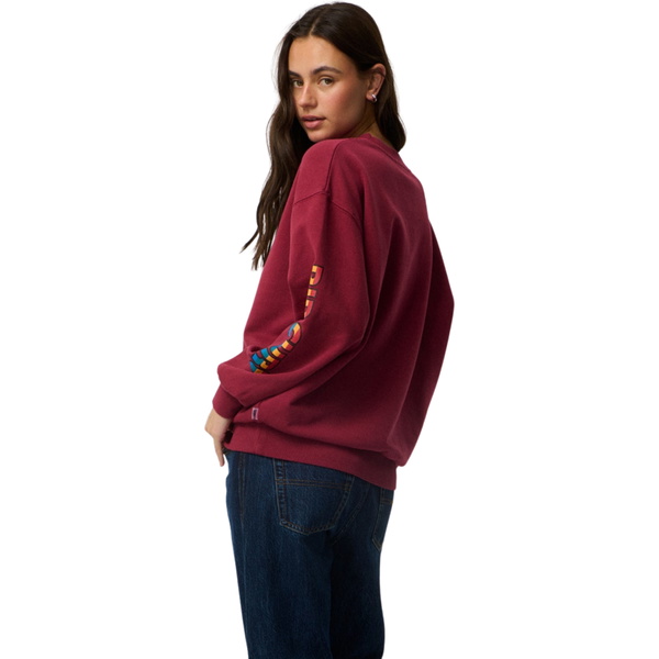 2026 Rip Curl Womens Stephanie Gilmore Heritage Oversized Fleece 0EJWFL - Plum